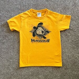 Boys Vintage 2002 Hawaii Map Graphic T-shirt XS